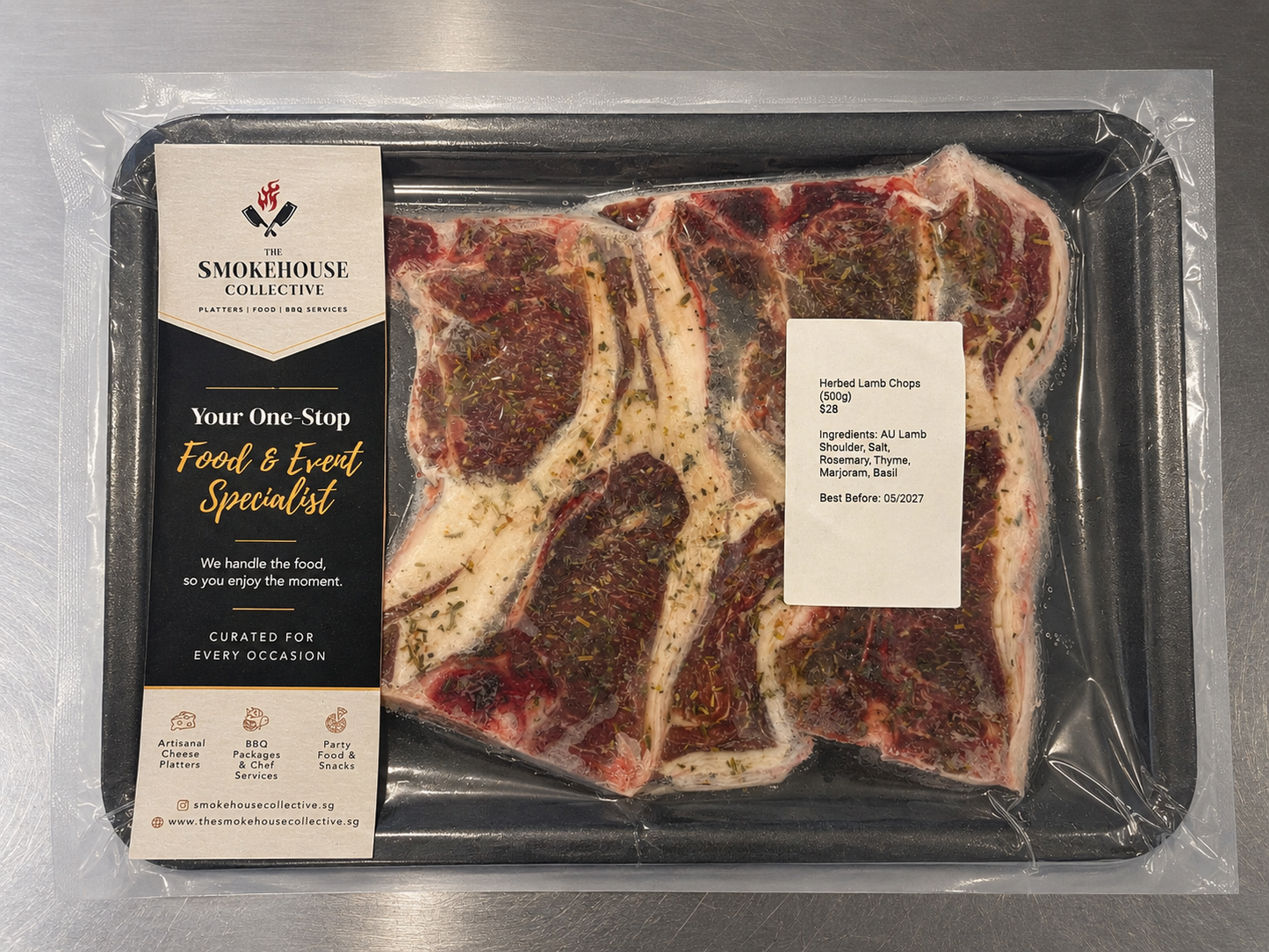 Lamb Chops with Salt and Mixed Herbs