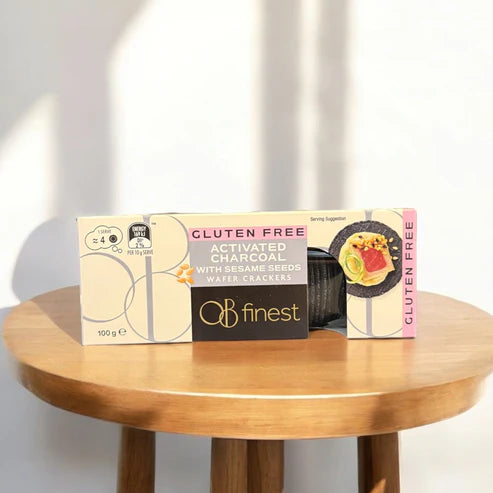 OB Finest Wafers, Gluten-free, Charcoal and Sesame (Gluten Free)