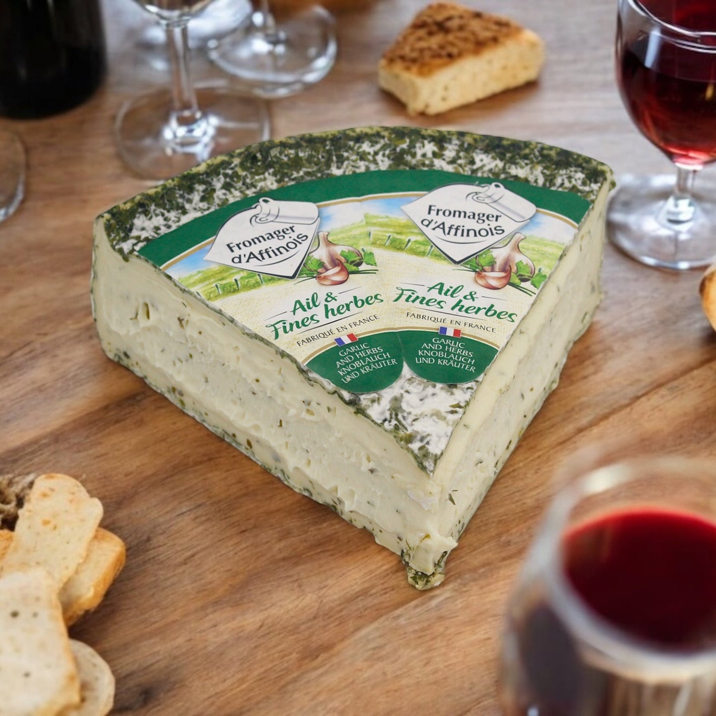 Double Cream Brie, Garlic and Herbs (100g)